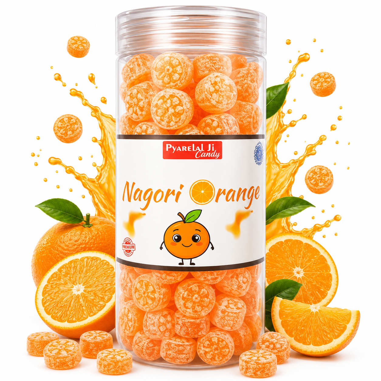 Pyarelal ji Nagori Orange Candy